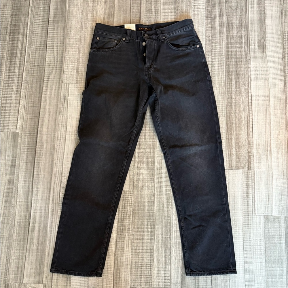 Nudie Jeans Steady Eddie II Black Change - NWT - 32x30